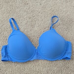 Natori Bliss Perfection Comfort T-shirt Bra, Suze 38C, Pool Blue